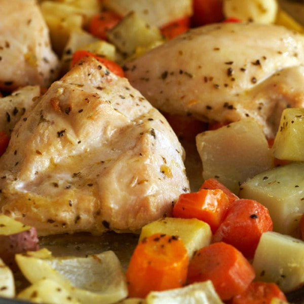 Roasted Chicken and Root Vegetables - SNAP4CT